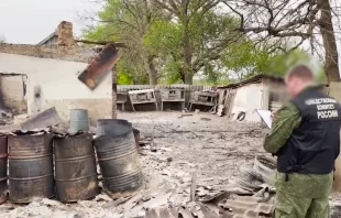 Кадр оперативной съемки с места преступления.