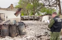 Кадр оперативной съемки с места преступления. 