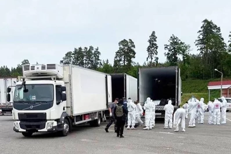 Обмен телами погибших военнослужащих в рамках «стамбульских» договоренностей между Россией и Украиной.