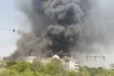 Катастрофа в Индии. Первые кадры после падения самолета3