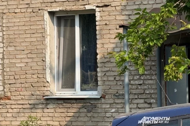 Дом, где отравились газом девочки в Перми