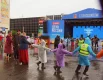  На площади в центре Мурманска северяне водили самый большой хоровод региона.