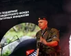 Морпехи исполнили песни на патриотическую тематику. 