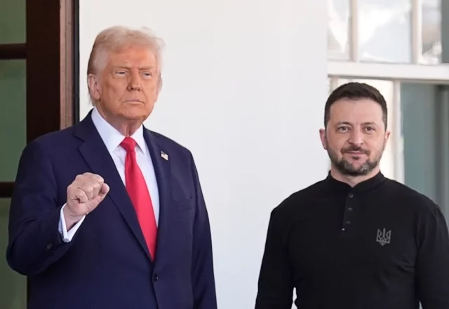 Дональд Трамп и Владимир Зеленский.