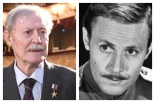 Юрий Соломин в наши дни и в фильме «Адъютант его превосходительства», 1969 г.