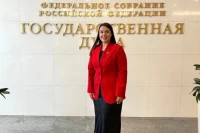 От района выступила начальник управления молодежного политики и реализации социальных инициатив Севинч Мамедова.