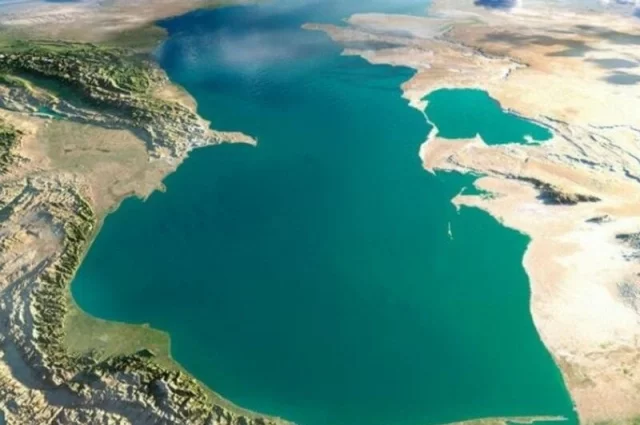 Каспийское море.