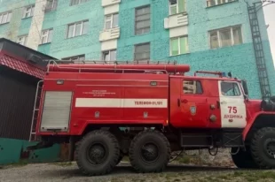 Пожар произошёл в Дудинке в квартире многоэтажного дома.