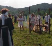 Многие были в стилизованных нарядах.