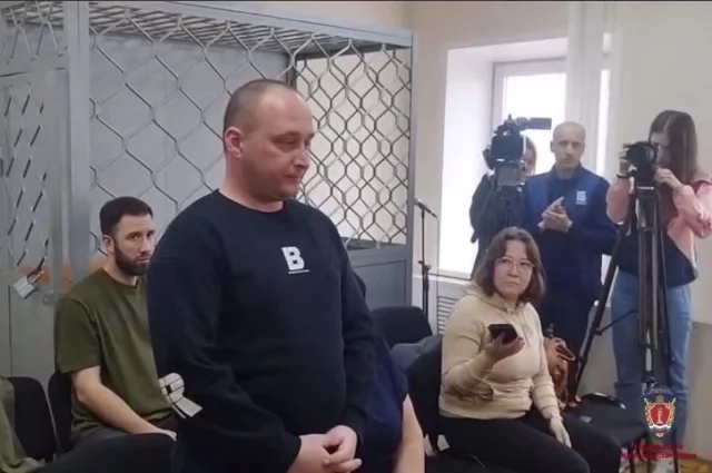 Дмитрий Виноградов на заседании суда.