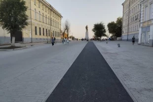 Улица Советская в период реконструкции