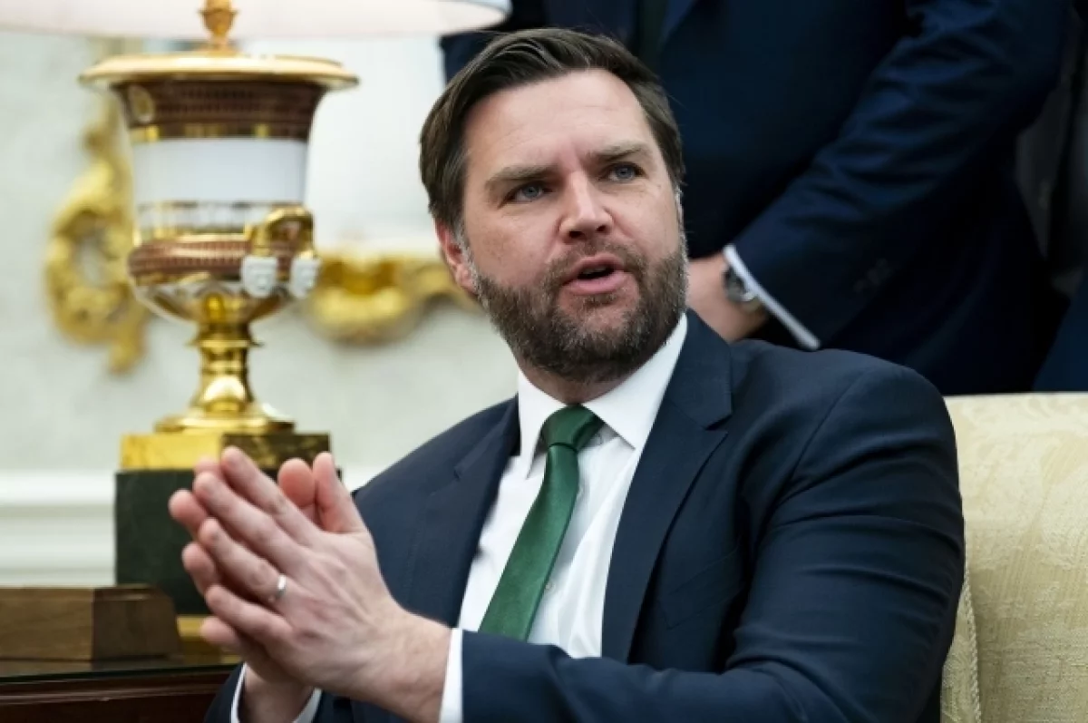 В парламенте Ирландии показали мем с лысым Вэнсом, критикуя визы США