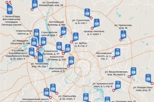 Где в парках Москвы поплавать в бассейне? Карта