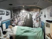 Внутри воссоздана обстановка военного госпиталя.