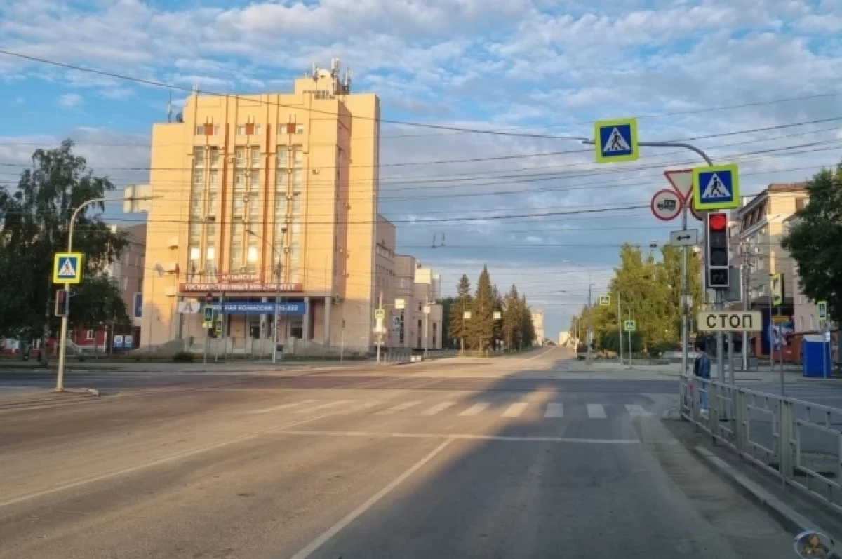 В Барнауле восстановили движение на проспекте Ленина
