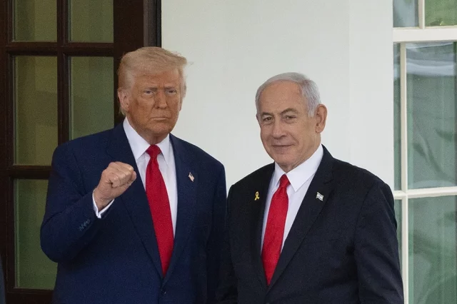 Дональд Трамп, Биньямин Нетаньяху. 