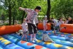 Зона с батутом стала одной из самых любимых у юных гостей фестиваля.