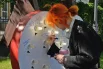 В интерактивной зоне гости создавали открытки, украшения и сувениры своими руками.