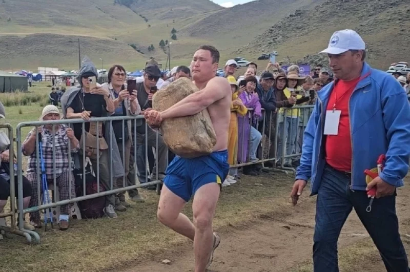 А это испытание для настоящих силачей.