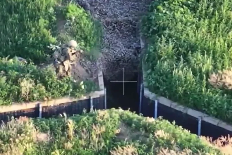 Освобождение населённого пункта Дачное в Днепропетровской области.