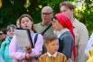 Молебен прошёл поз звуки церковных песнопений.