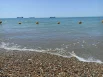 Пляж в Дедеркое галечный. Размеры - от крупных камней, где без специальной обуви не обойтись, до мелкой гальки, по которой комфортно ходить. 