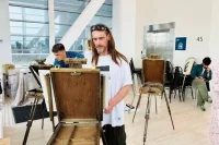 12 островных художников приняли участие в пленэре.