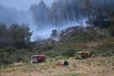 Огонь охватил несколько сотен гектаров.