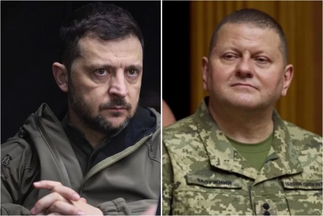 Владимир Зеленский; Валерий Залужный.