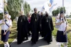Колонна финишировала в парке Победы имени Жукова.