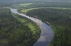 Река Колва. Вид с птичьего полёта.