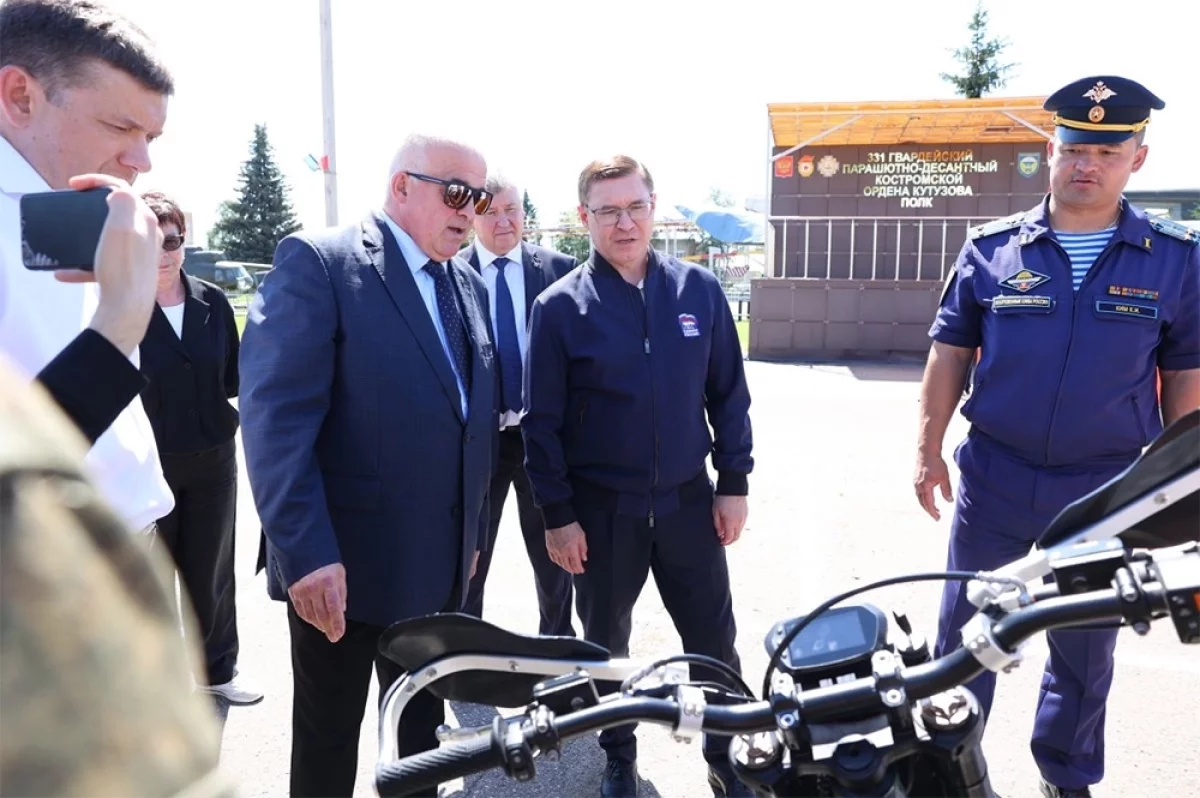 Костромская область направила в 331 гвардейский парашютно-десантный полк новую партию техники
