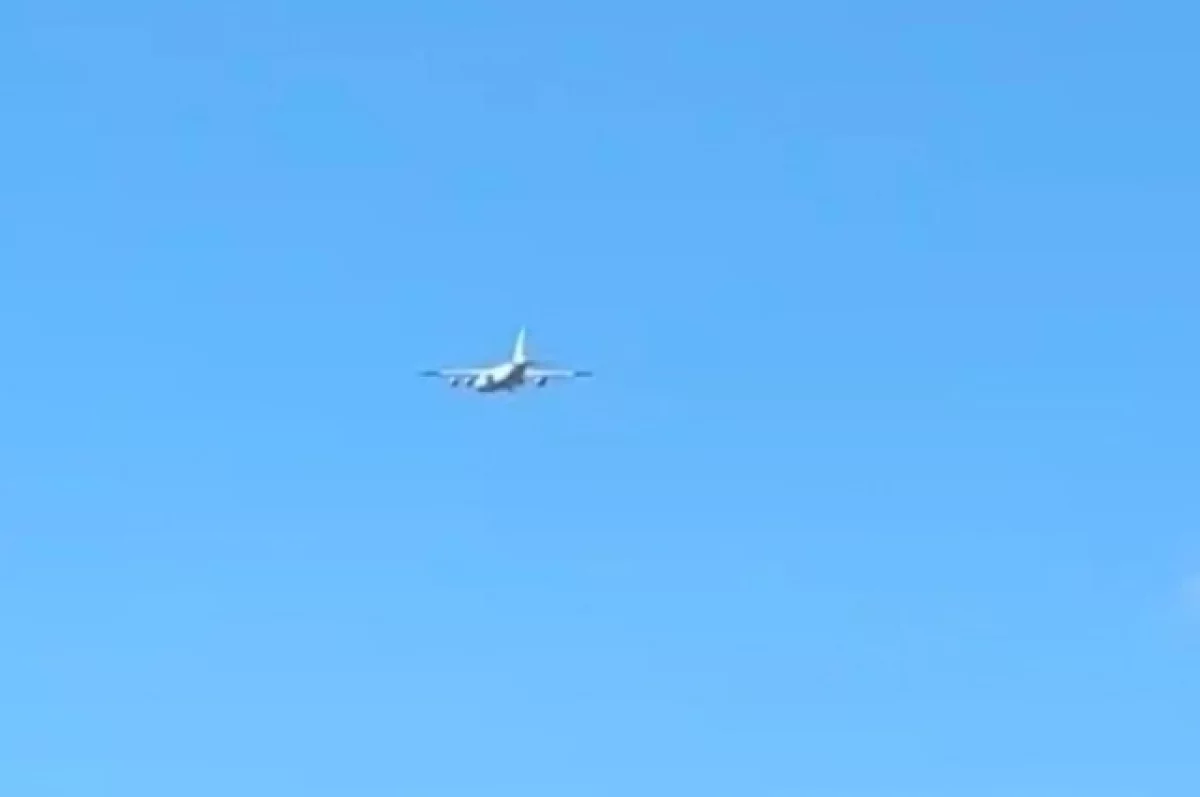 AeroTime: замеченный над Киевом самолет Ан-124 приземлился на востоке Германии