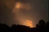Ночной удар по аэродрому ВСУ.