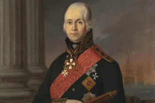 Портрет адмирала Фёдора Ушакова.