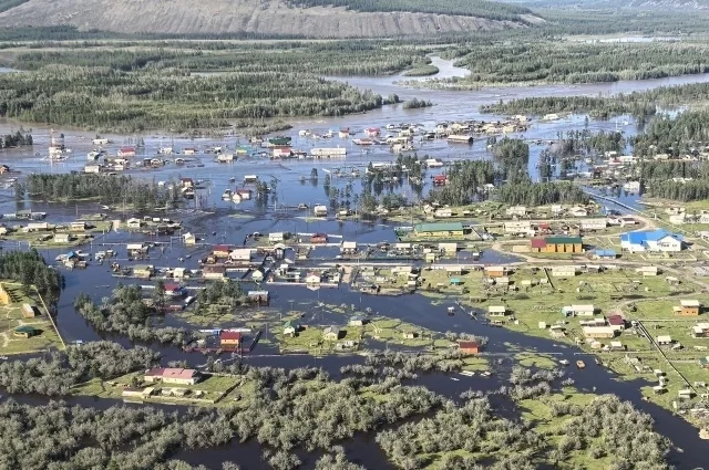 Оймяконский район от большой воды пострадал сильнее всего.