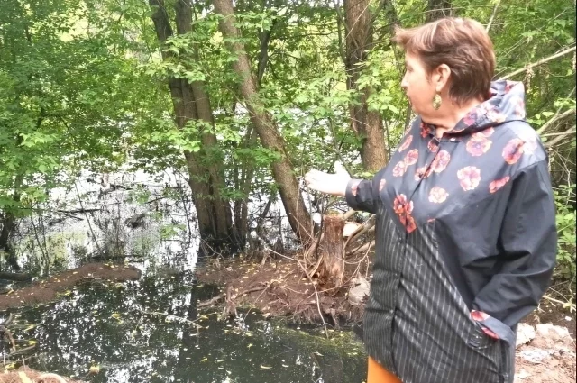 С момента ЧП прошёл месяц, но сточные воды из котлована по-прежнему никто не откачивает.