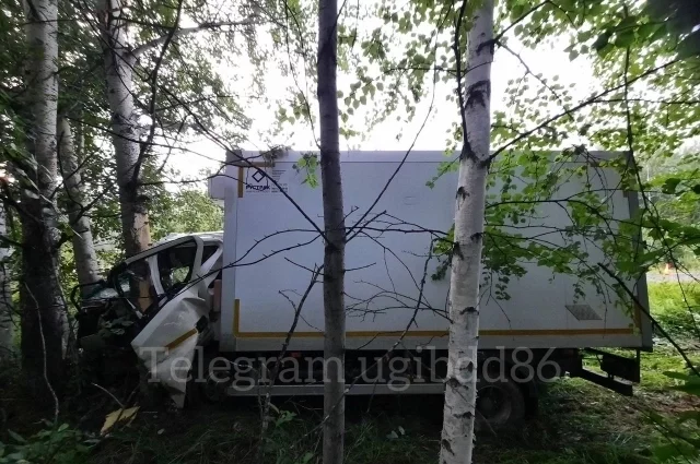 Фото с места ДТП.