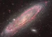 Спиральная галактика Андромеды (M 31), более известная под названием туманность Андромеды.