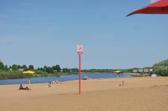 Пляж в Кируле обустроен. 