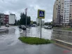 Потоп у дома №46 на бульваре Гусева.