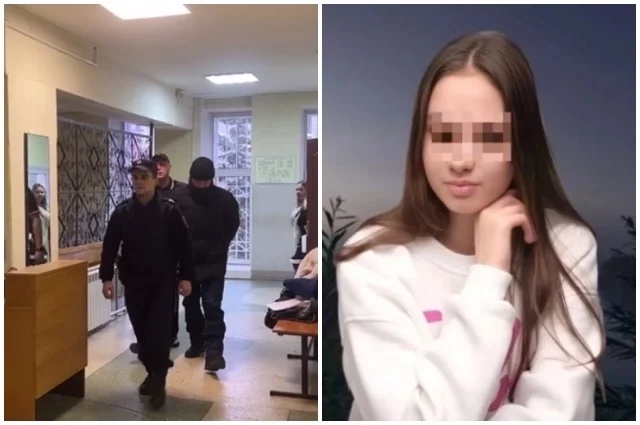 Подозреваемый Олег К. в момент задержания/ Погибшая Евангелина.