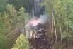 Кадры с места крушения Ан-24 в Амурской области.