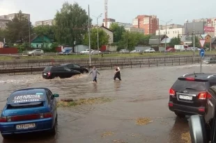 Город буквально ушёл под воду.