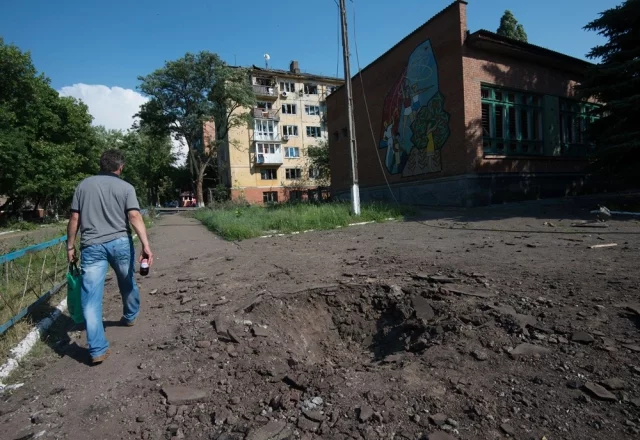 Жители Краматорска не хотят покидать свои дома.