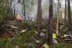 Место крушения Ан-24 в Амурской области.