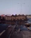 Грузовик перевернулся.