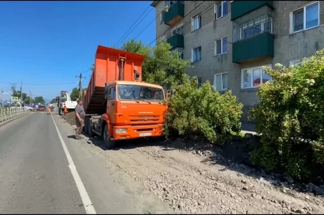 Расширение улицы Победы райцентра.