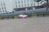 Люди встречали утро вне дома.