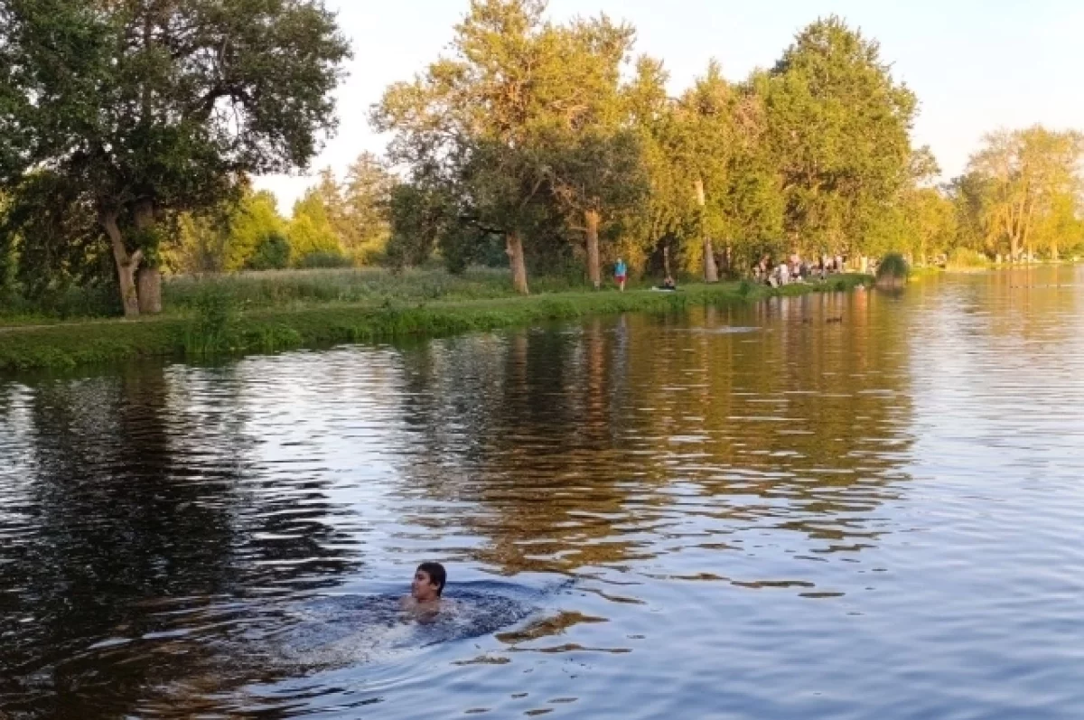 Из-за жары столичные спасатели патрулируют Москву-реку и водоемы